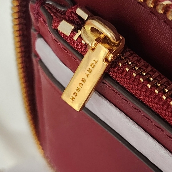 Tory Burch T Monogram Jacquard Embroidered Continental Wallet - Picture 14 of 15